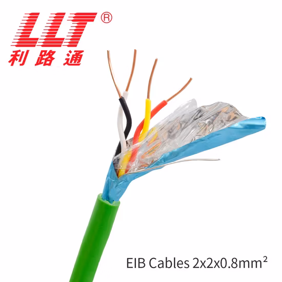 Шинный кабель Knx, 1 пара, 20AWG, экранированный для систем управления зданием